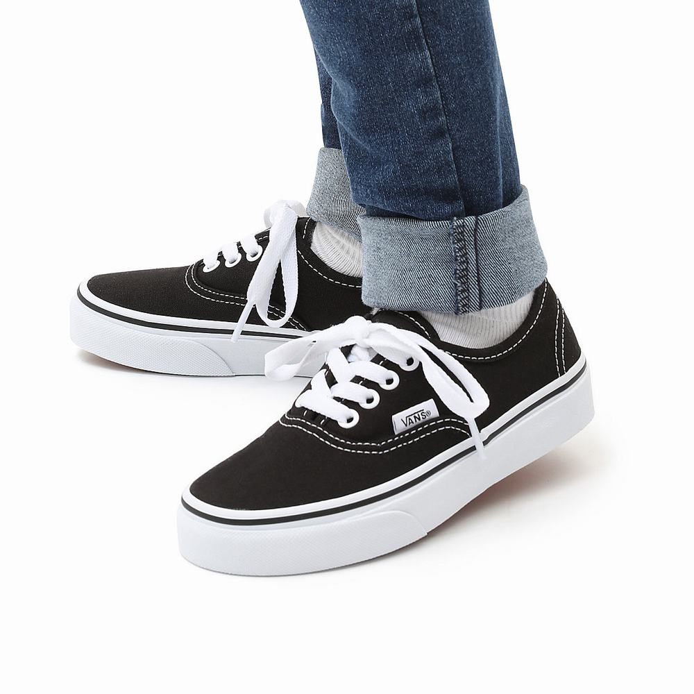 Kids' Vans Authentic (4-8 years) Sneakers Black | USA85903