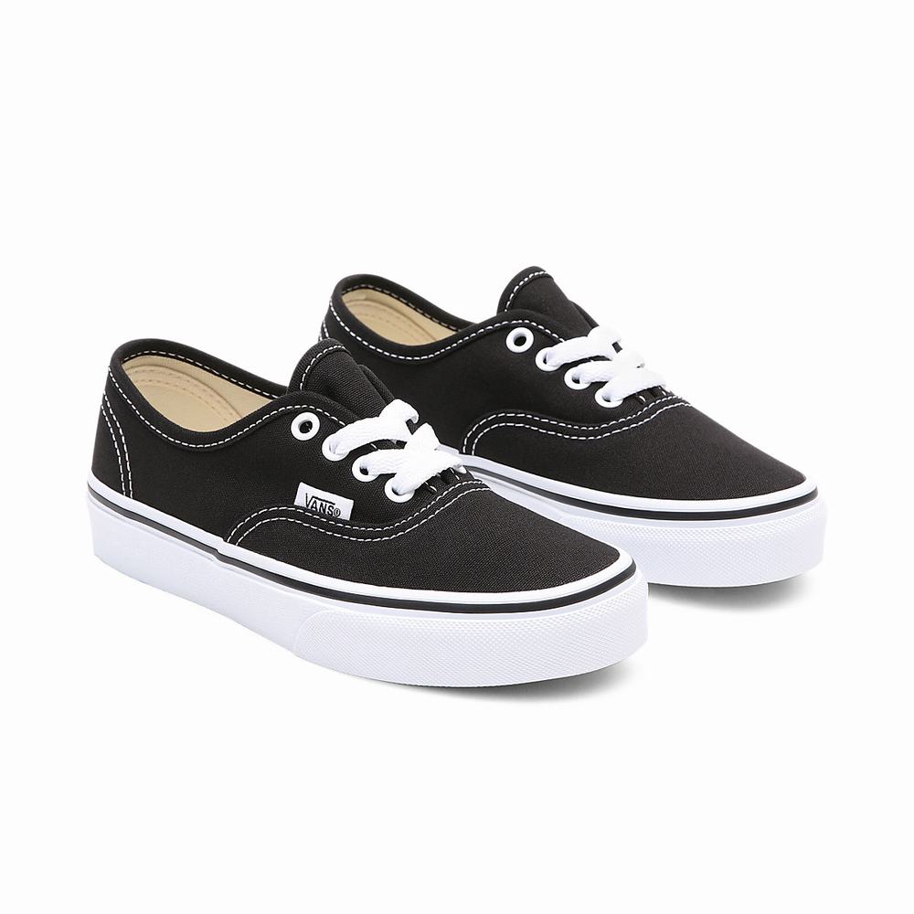 Kids\' Vans Authentic (4-8 years) Sneakers Black | USA85903