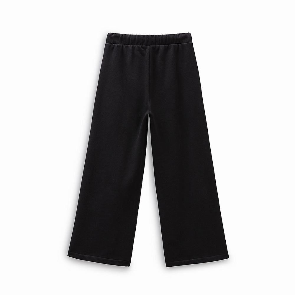 Kids' Vans Chalkboard Crop (8-14 years) Sweatpants Black | USA36140