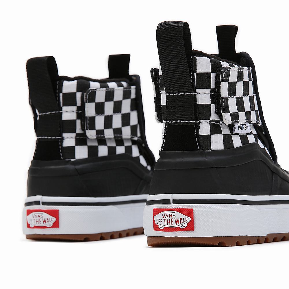 Kids' Vans Check Quarter Slip-On Hi Terrain MTE-1 V (4-8 years) Slip On Shoes Black | USA23509