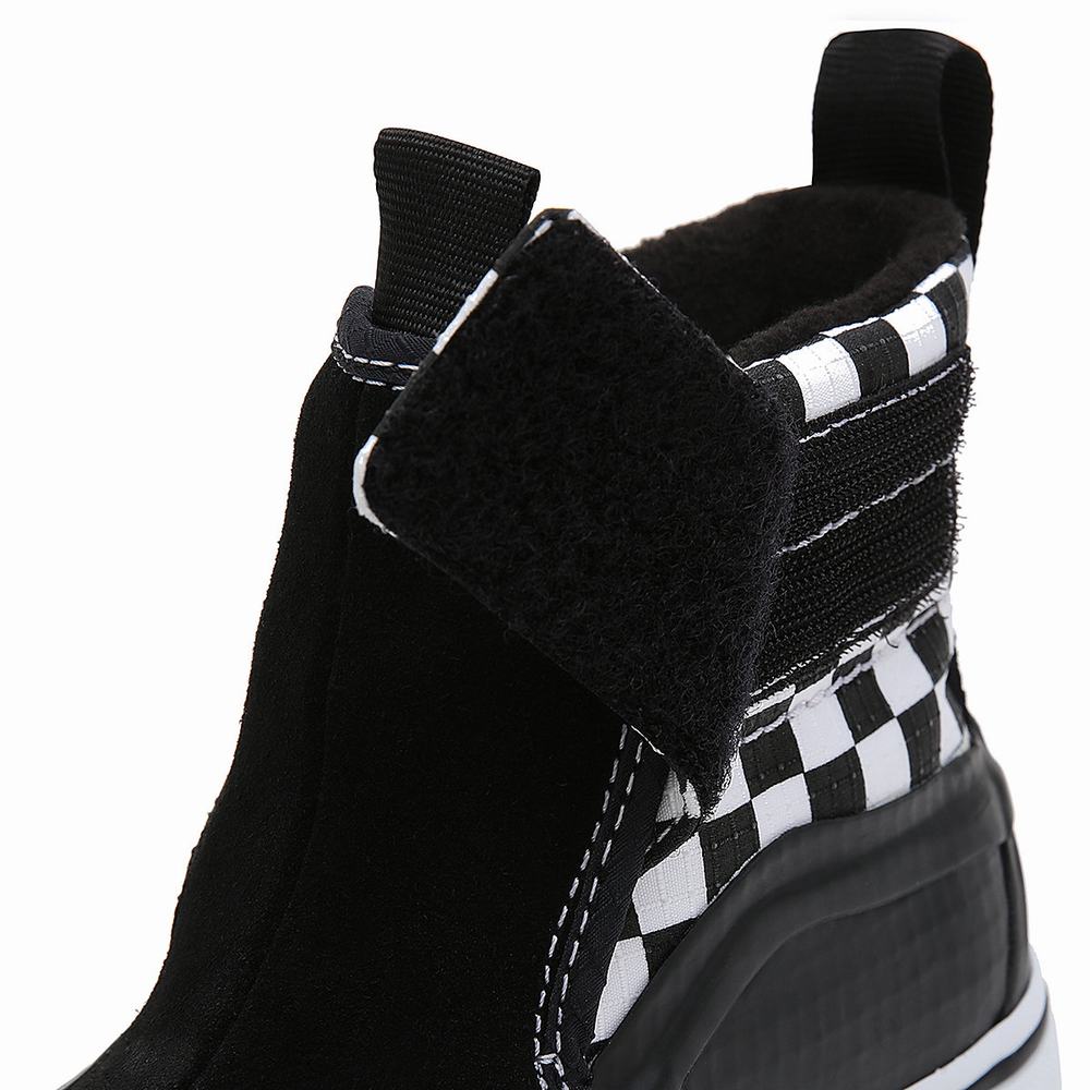 Kids' Vans Check Quarter Slip-On Hi Terrain MTE-1 V (4-8 years) Slip On Shoes Black | USA23509