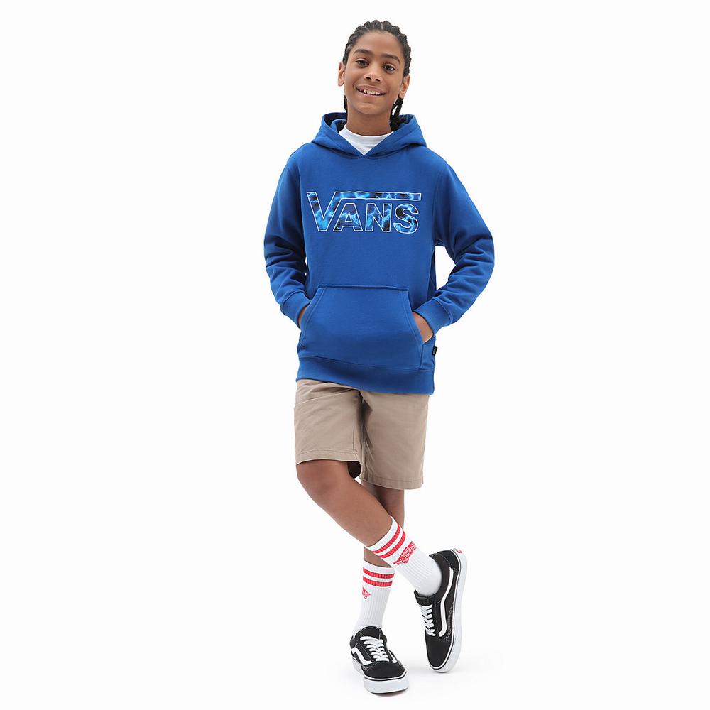 Kids' Vans Classic (8-14 years) Hoodie Blue | USA50791