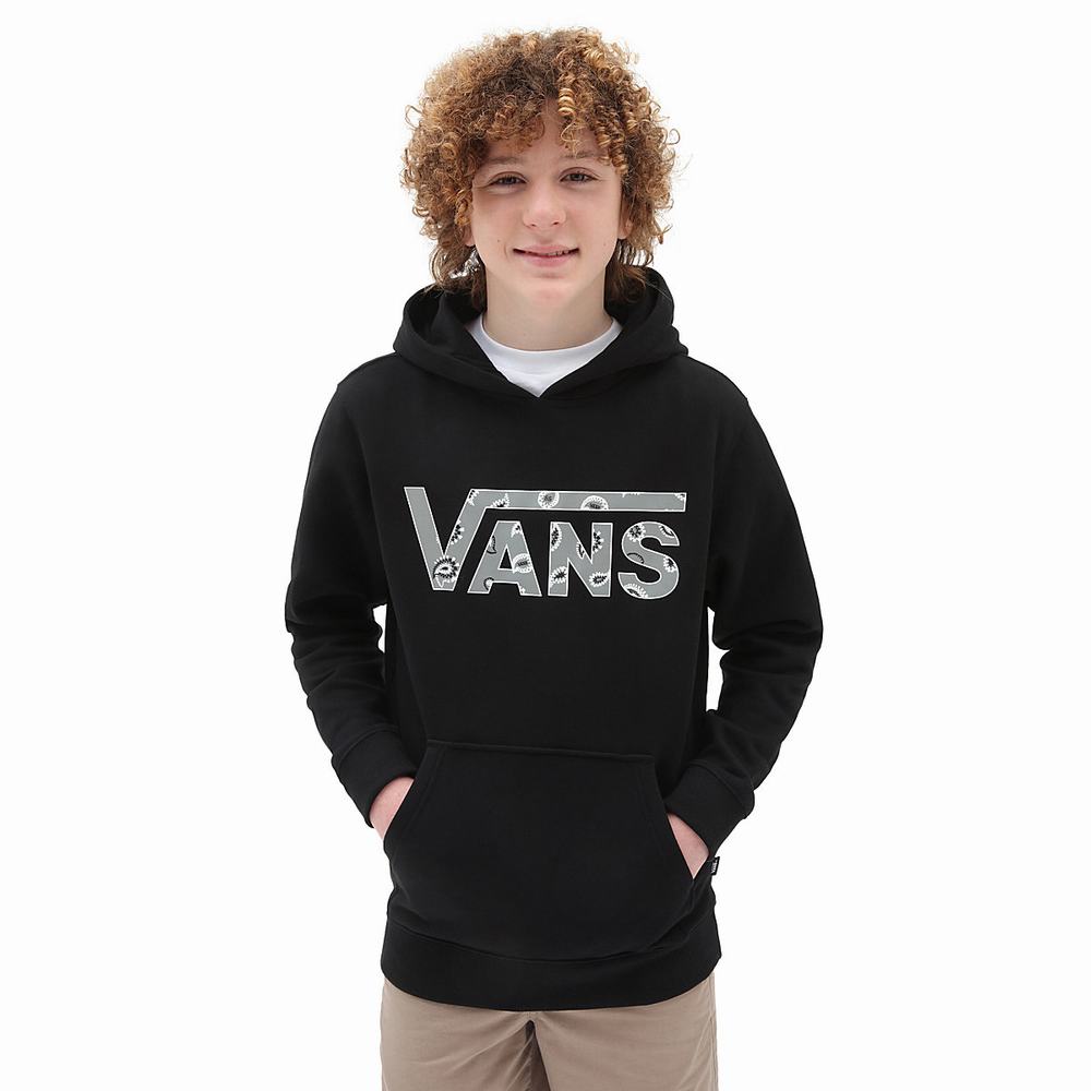 Kids\' Vans Classic (8-14 years) Hoodie Black | USA58203