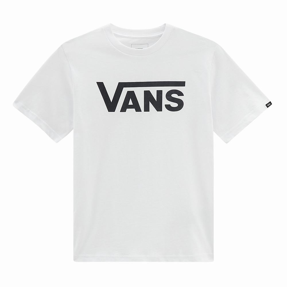 Kids' Vans Classic (8-14+ years) T Shirts White | USA61087