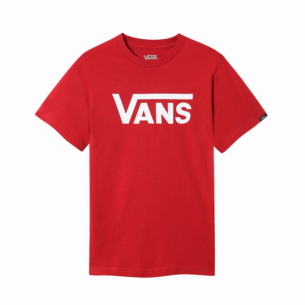 Kids' Vans Classic (8-14 years) T Shirts Red | USA01952