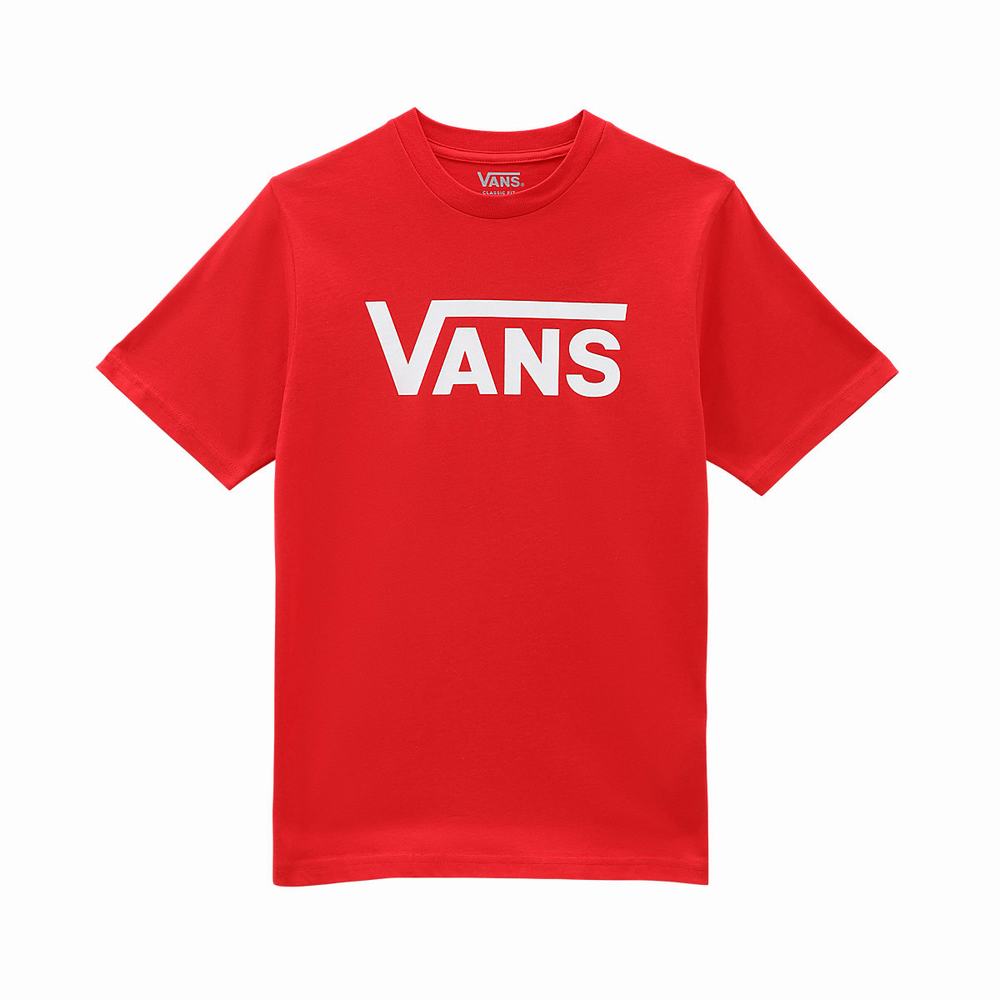 Kids' Vans Classic (8-14 years) T Shirts Red | USA61703