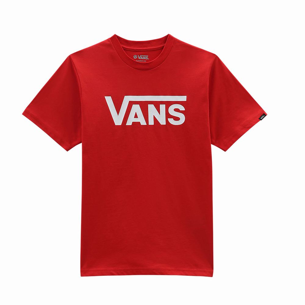 Kids' Vans Classic (8-14 years) T Shirts Red | USA97430