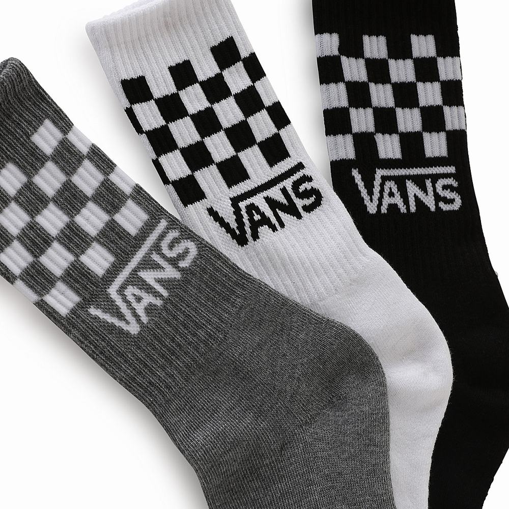 Kids' Vans Classic Check (3 pairs) Socks Multicolor | USA93027