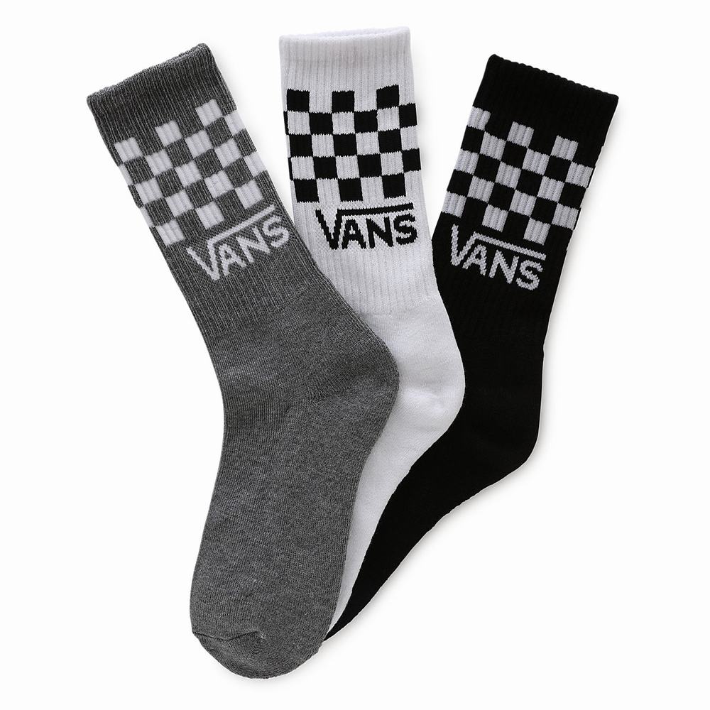 Kids\' Vans Classic Check (3 pairs) Socks Multicolor | USA93027