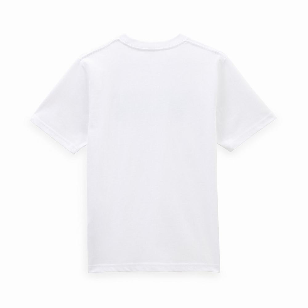 Kids' Vans Classic Logo Fill (8-14 years) T Shirts White | USA71592