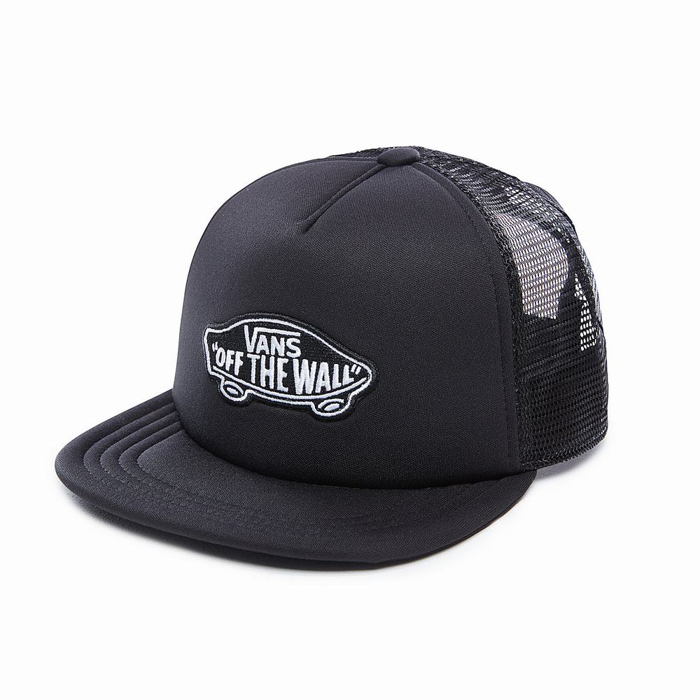 Kids' Vans Classic Patch Trucker Hat (8-14+ years) Hats Black | USA60985