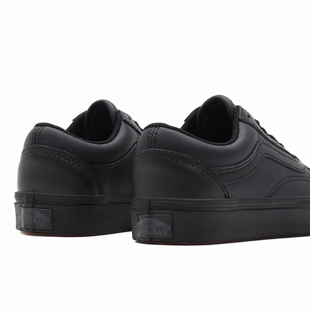 Kids' Vans Classic Tumble ComfyCush Old Skool (4-8 years) Sneakers Black | USA67183