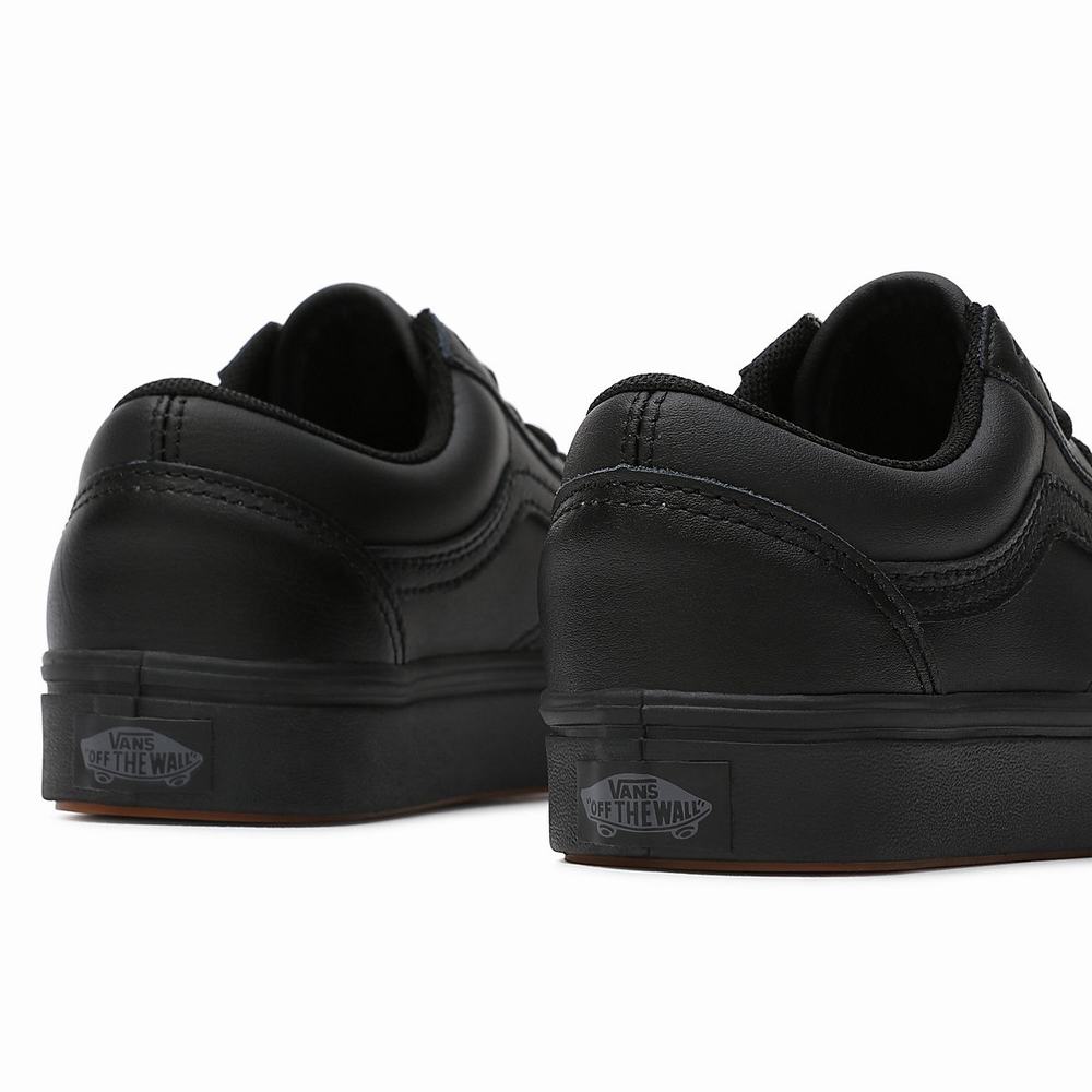 Kids' Vans Classic Tumble ComfyCush Old Skool (8-14 years) Sneakers Black | USA86905