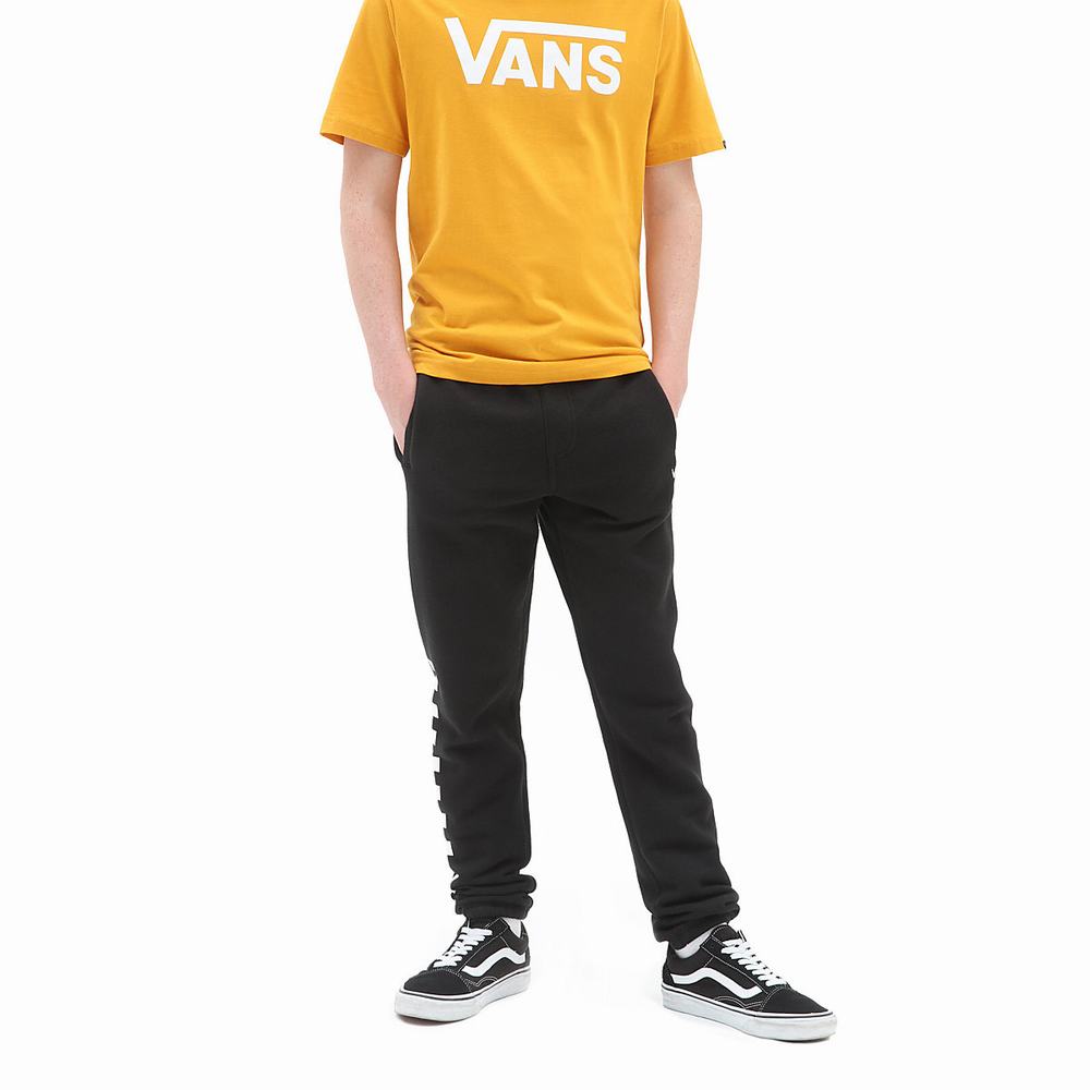 Kids\' Vans ComfyCush Fleece (8-14 years) Sweatpants Black | USA02419