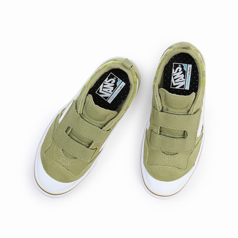 Kids' Vans ComfyCush New Skool V (4-8 years) Sneakers Green | USA74260