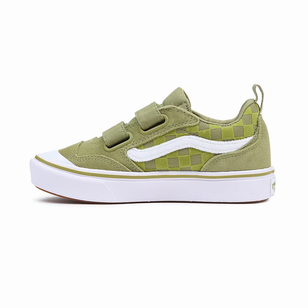 Kids' Vans ComfyCush New Skool V (4-8 years) Sneakers Green | USA74260