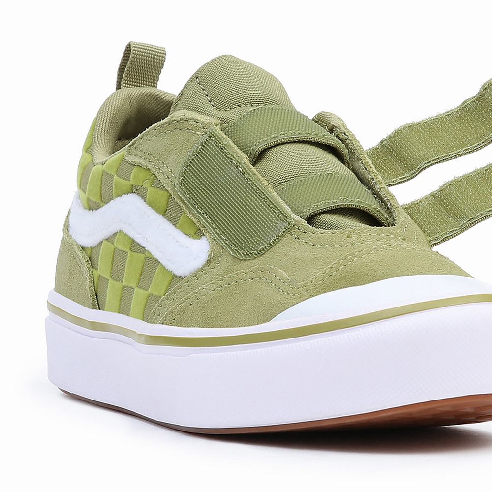 Kids' Vans ComfyCush New Skool V (4-8 years) Sneakers Green | USA74260