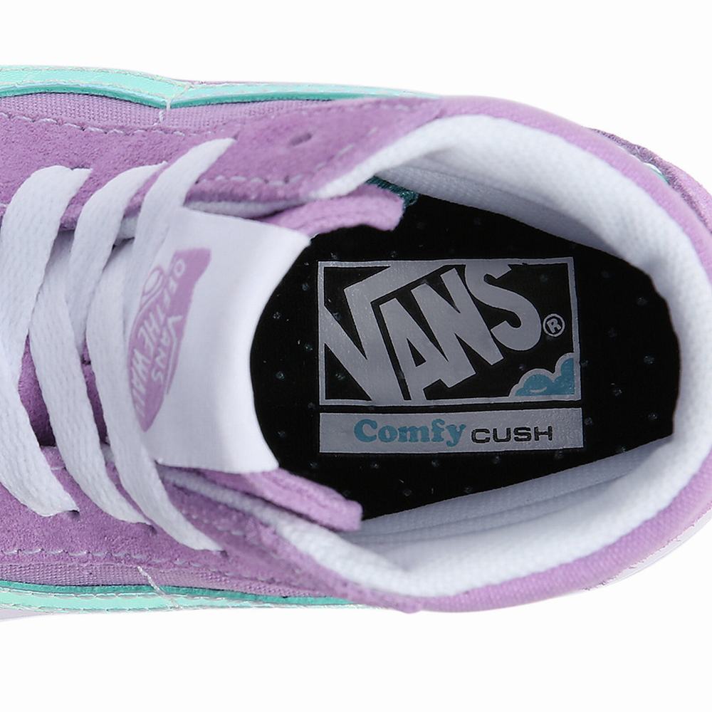 Kids' Vans ComfyCush Sk8-Hi (4-8 years) Sneakers Pink | USA60523