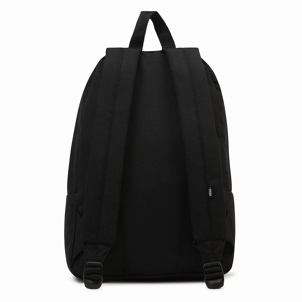 Kids' Vans Digi Flames New Skool Backpacks Black | USA93174