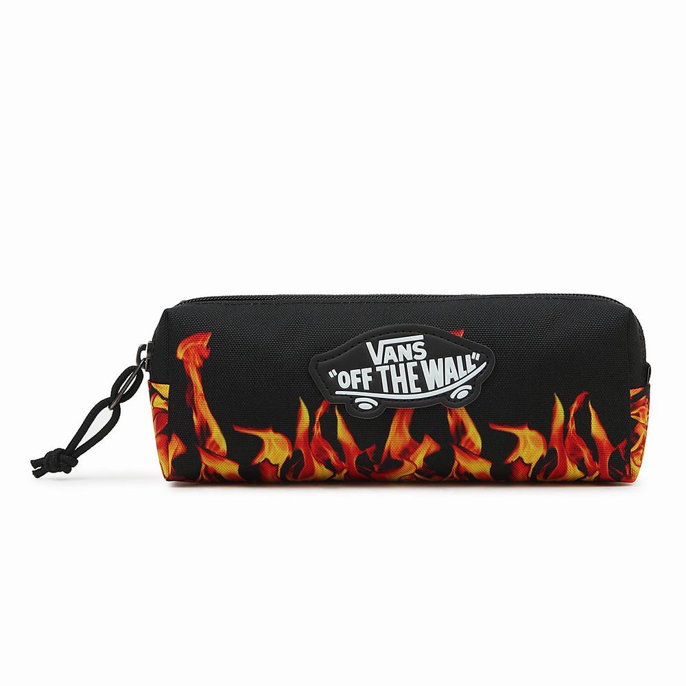 Kids\' Vans Digi Flames OTW Pencil Pouch Pouch Black | USA05782