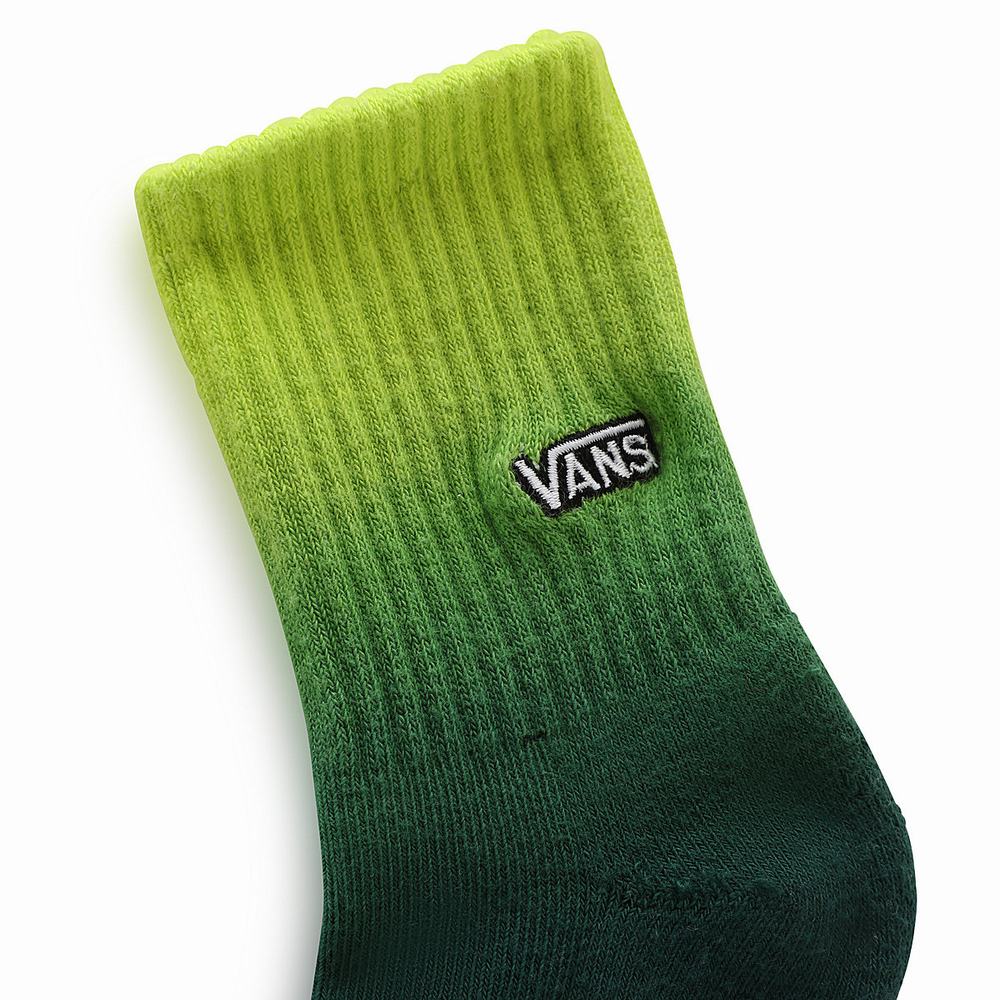 Kids' Vans Dip Dye Crew (1 pair) Socks Yellow / White | USA89073