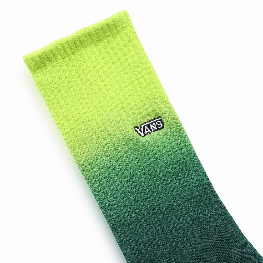 Kids' Vans Dip Dye Crew (1 pair) Socks Yellow / White | USA93075