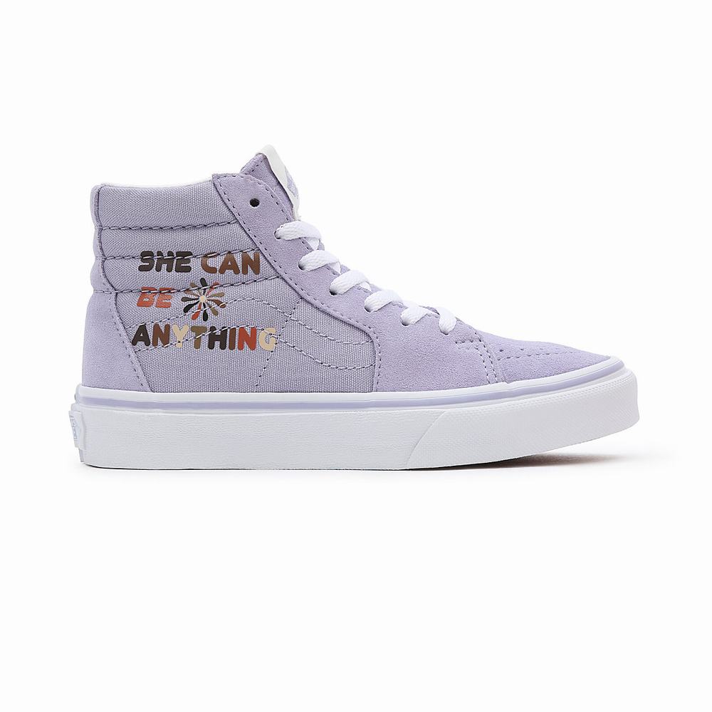 Kids' Vans Divine Energy SK8-Hi (4-8 years) Sneakers Purple | USA95602