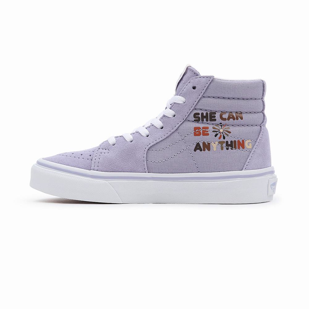 Kids' Vans Divine Energy SK8-Hi (4-8 years) Sneakers Purple | USA95602