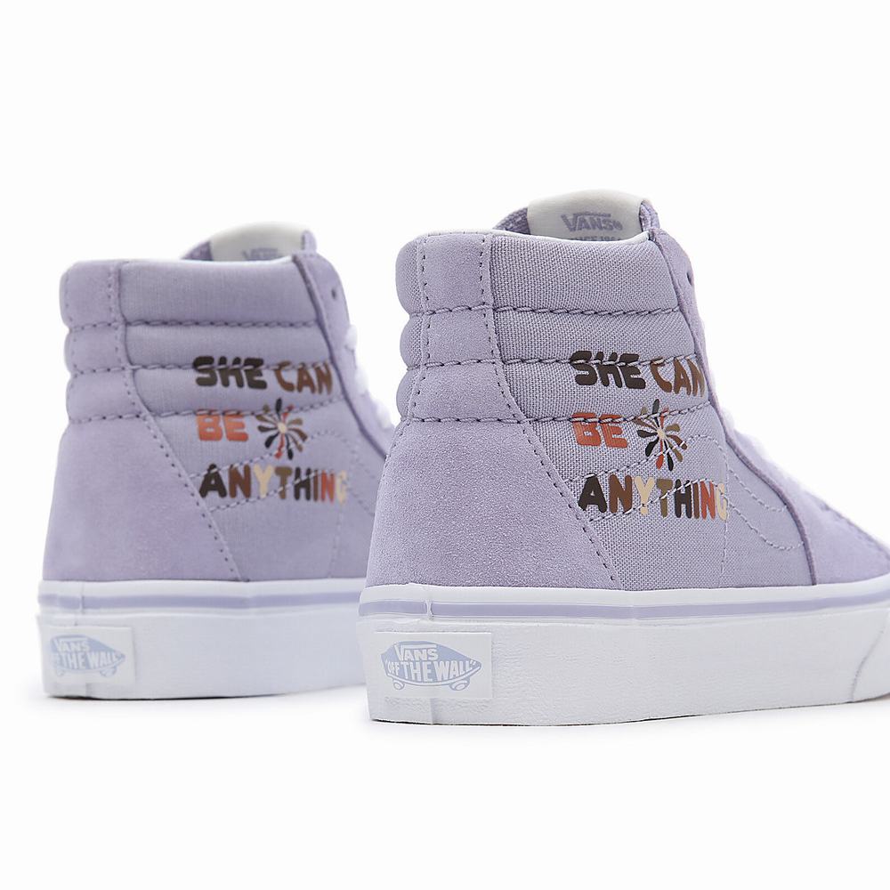 Kids' Vans Divine Energy SK8-Hi (4-8 years) Sneakers Purple | USA95602