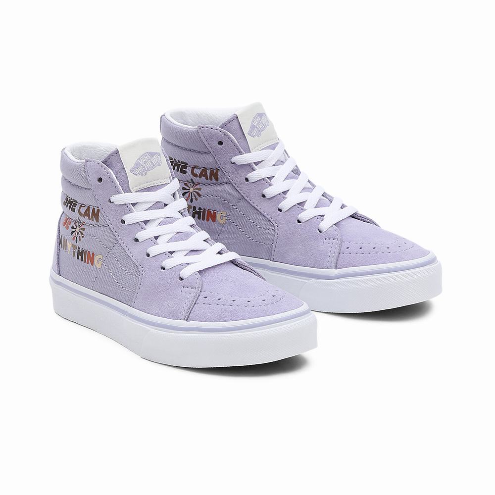 Kids\' Vans Divine Energy SK8-Hi (4-8 years) Sneakers Purple | USA95602