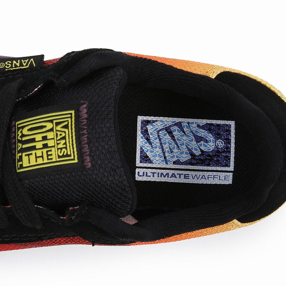 Kids' Vans EVDNT UltimateWaffle (4-8 years) Sneakers Black / Orange | USA50281