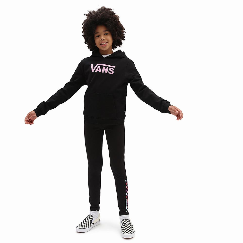 Kids' Vans Flying V (8-14 years) Hoodie Black | USA52473