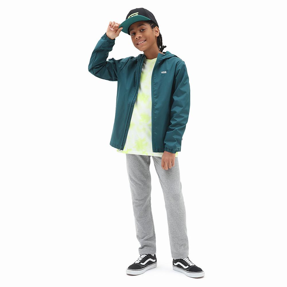 Kids' Vans Garnett Windbreaker (8-14 years) Jackets Blue | USA61854