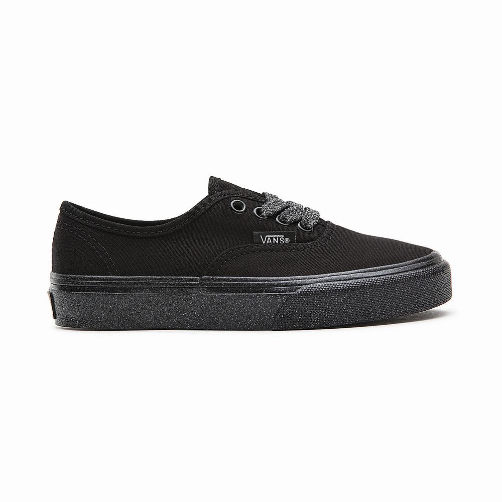 Kids' Vans Glitter Outsole Authentic (4-8 years) Sneakers Black | USA58702