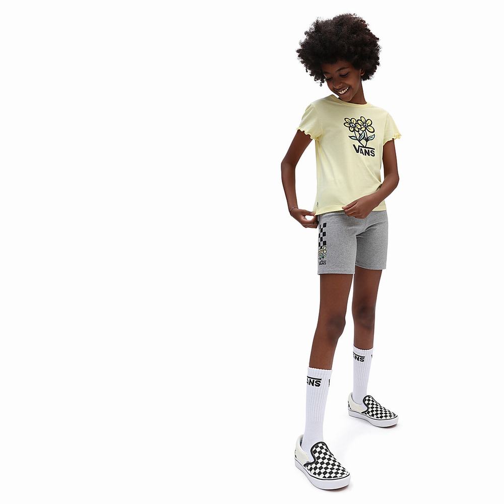 Kids' Vans Ground Level Legging (8-14 years) Shorts Grey | USA91468