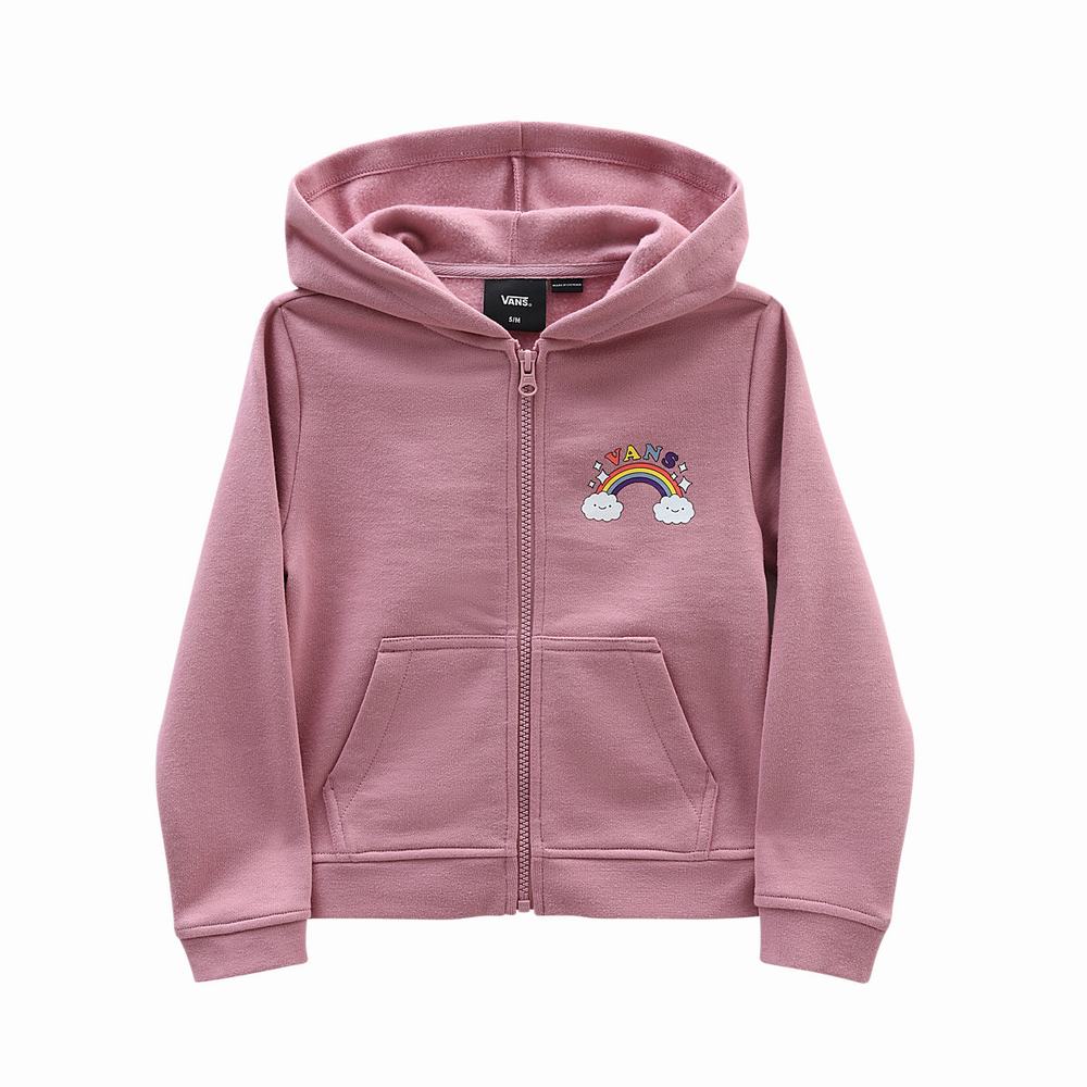 Kids' Vans Happy Bow (2-8 years) Hoodie Pink | USA27089