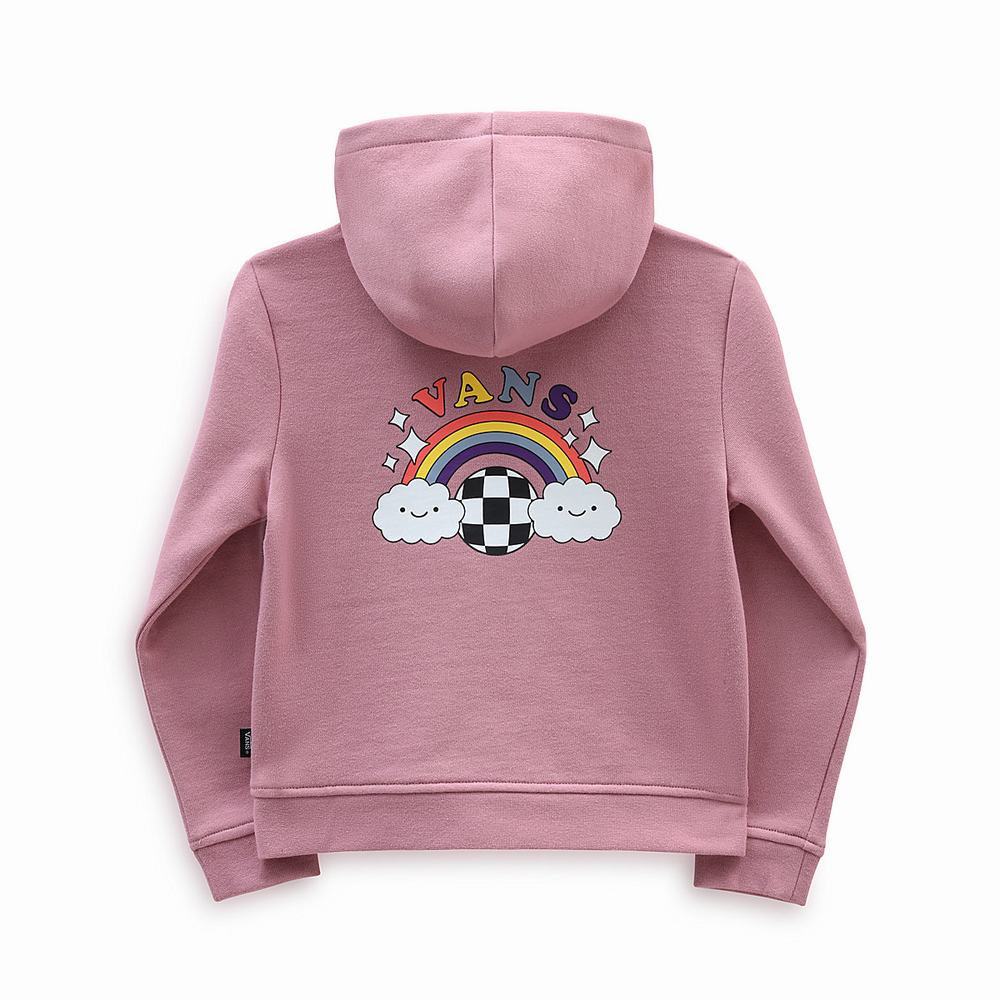 Kids' Vans Happy Bow (2-8 years) Hoodie Pink | USA27089