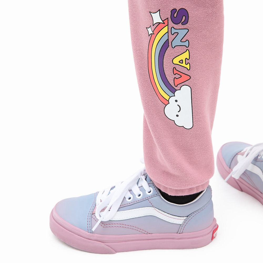 Kids' Vans Happy Bow (8-14 years) Sweatpants Pink | USA87604