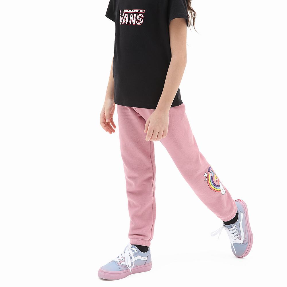 Kids\' Vans Happy Bow (8-14 years) Sweatpants Pink | USA87604