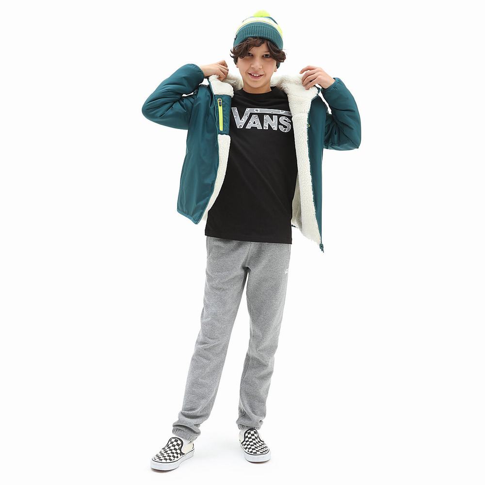 Kids' Vans Harvard Reversible (8-14 years) Jackets Blue | USA90571