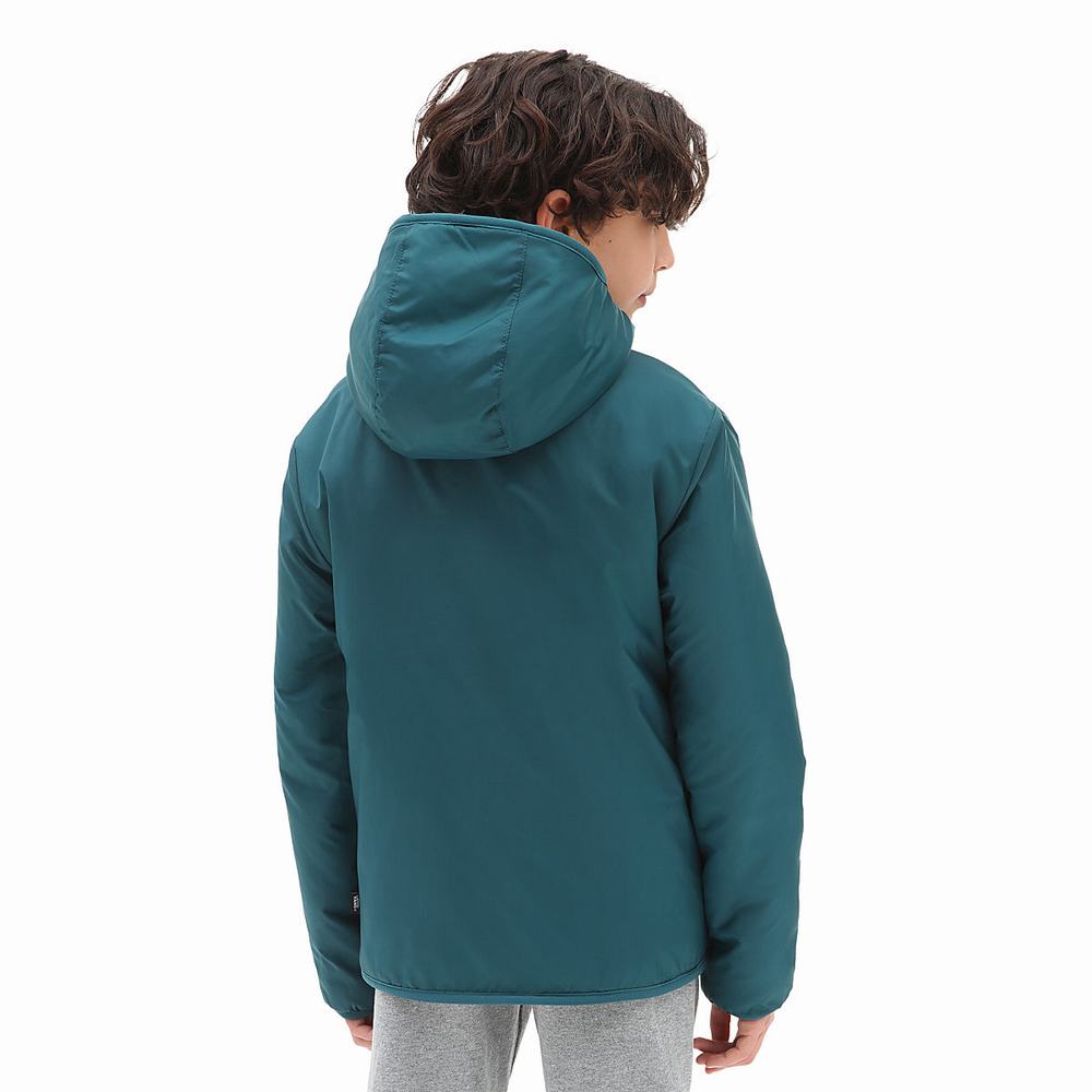 Kids' Vans Harvard Reversible (8-14 years) Jackets Blue | USA90571