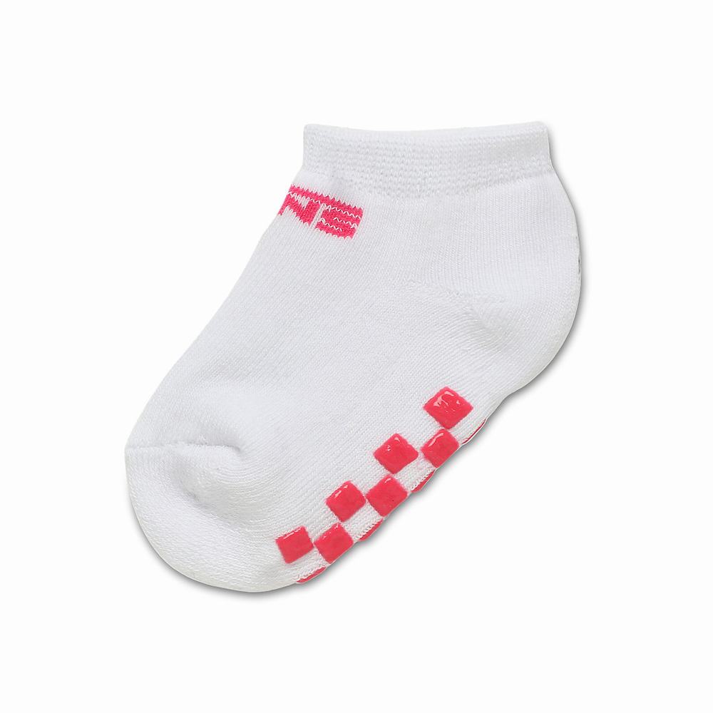 Kids\' Vans Infant Classic Kick Terry Non-Skid (0-1 year) Socks White | USA49567