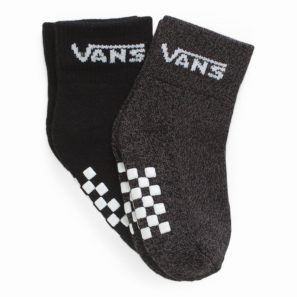 Kids\' Vans Infant Drop V Classic Socks Black | USA53096