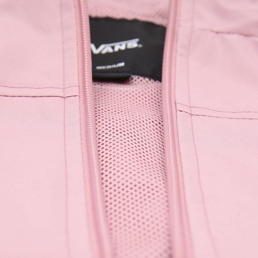 Kids' Vans Kastle Classic Windbreaker (8-14 years) Jackets Pink | USA95023