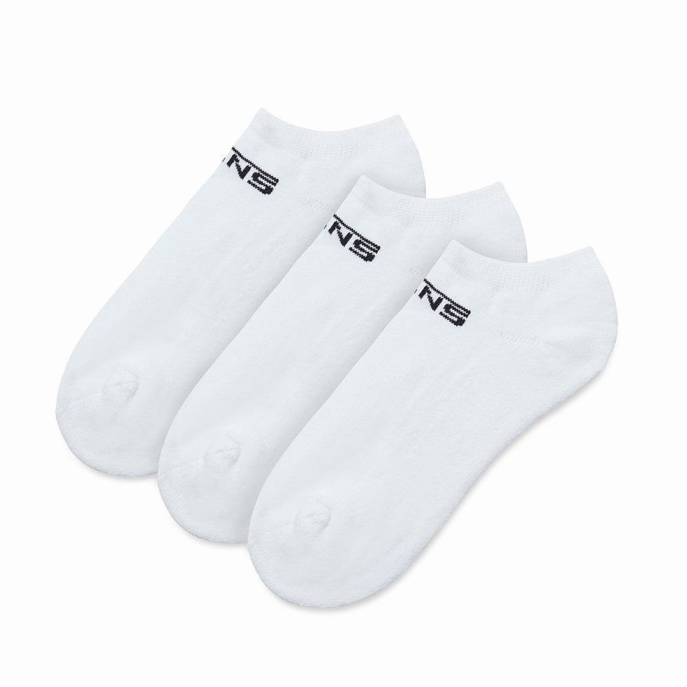 Kids\' Vans Kick (3 Pairs, 8-14+ years) Socks White | USA28719