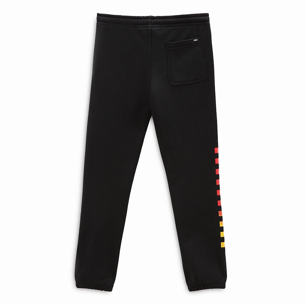 Kids' Vans Logo Repeat Fleece (8-14 years) Pants Black | USA29568