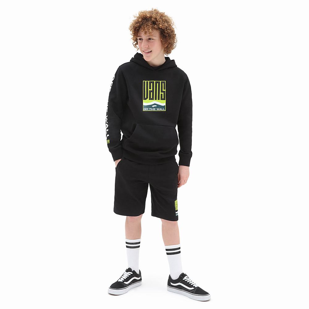 Kids' Vans Maze (8-14 years) Hoodie Black | USA39264