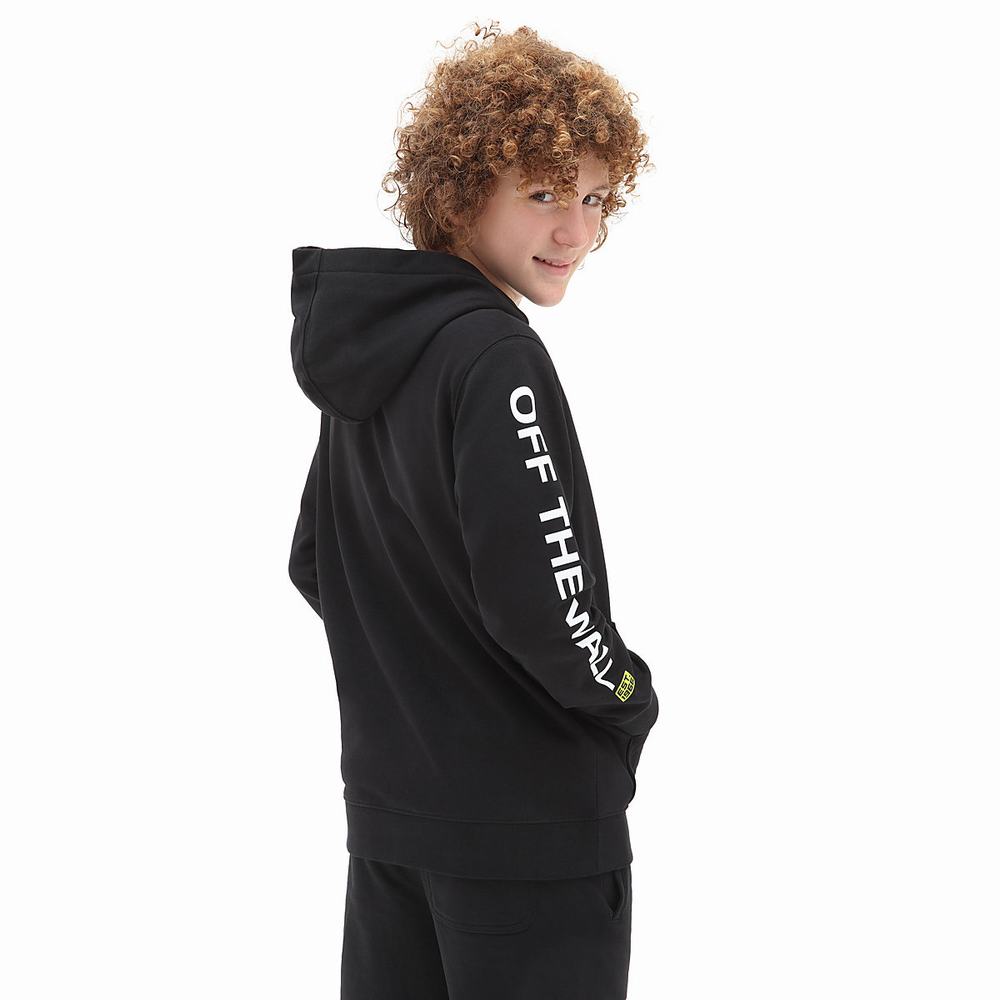 Kids' Vans Maze (8-14 years) Hoodie Black | USA39264