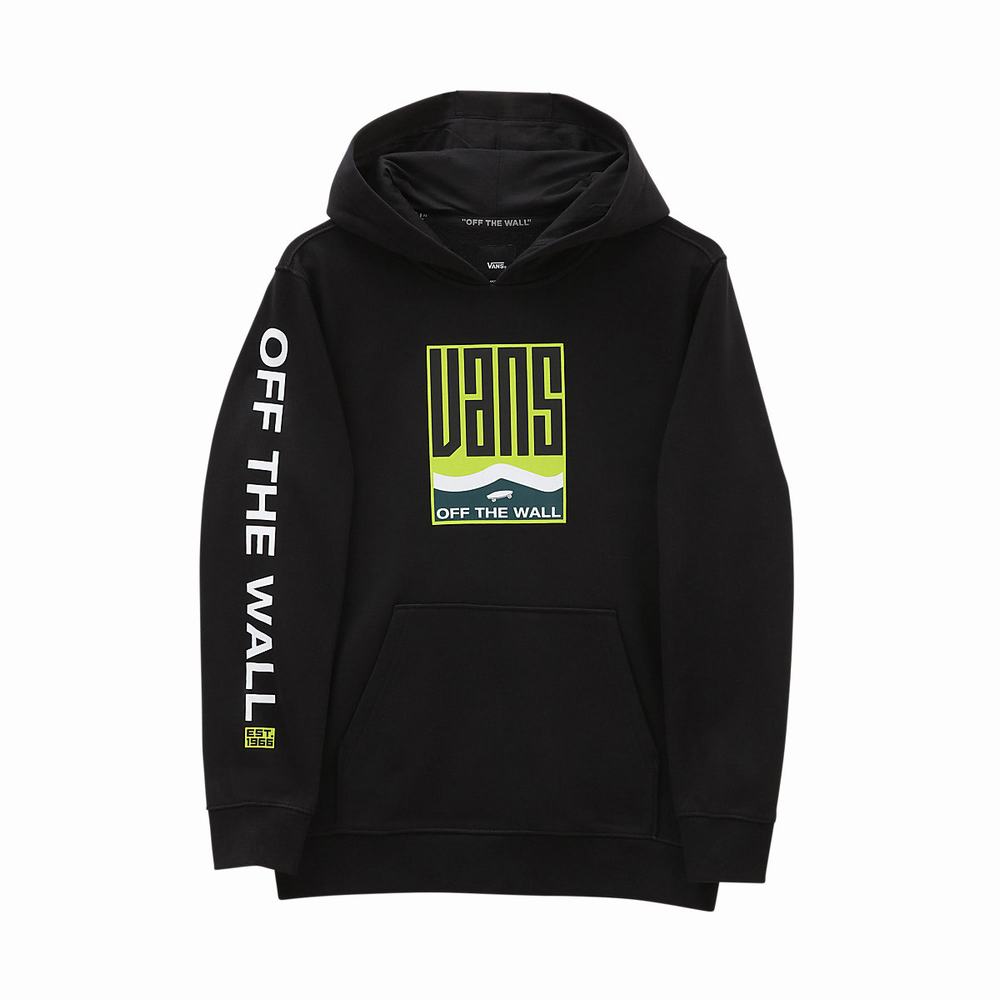 Kids' Vans Maze (8-14 years) Hoodie Black | USA39264