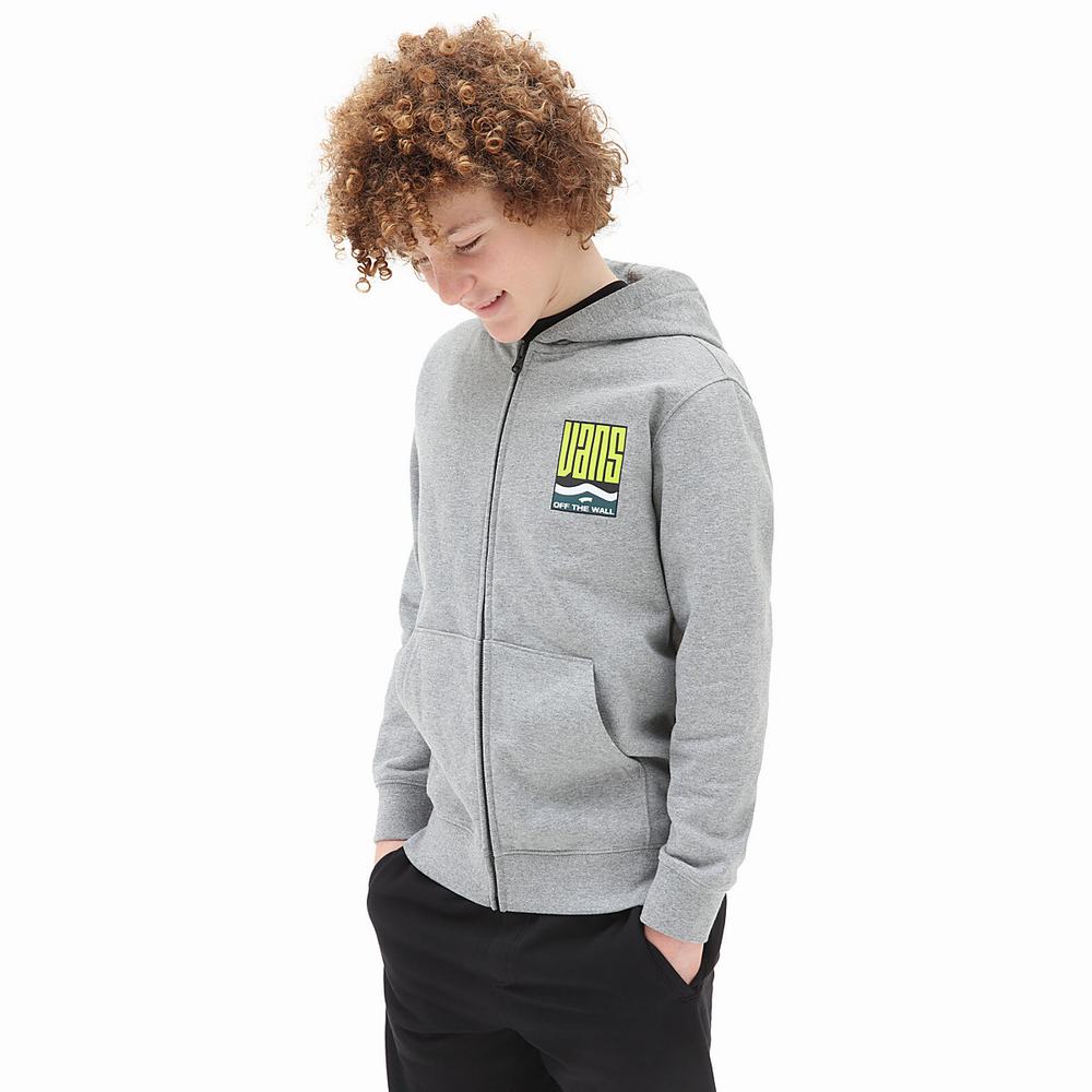 Kids' Vans Maze (8-14 years) Sweatshirts Grey | USA58310